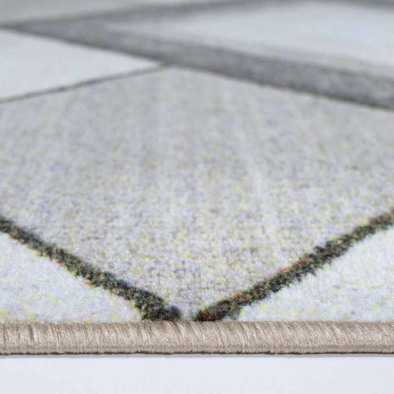 Gibeon Geometric Area Rug, Rectangle 60 x 112cm