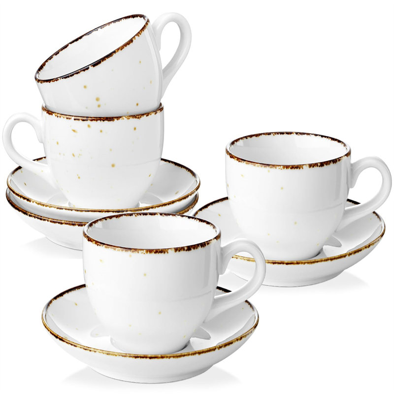 Ceramic / Porcelain Coffee Cup, White