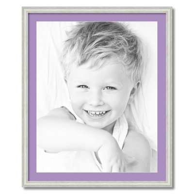 Wood Matte Picture Frame with Mat