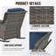 Ensemble de chaises berçantes d'extérieur en rotin PE en osier Wendye-320706768-320706770