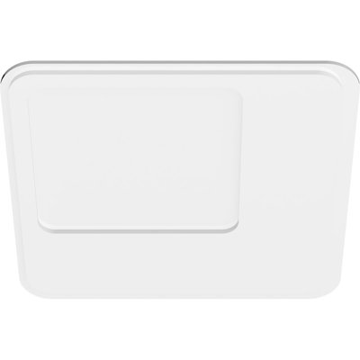 Médaillon de plafond contemporain en PVC de qualité architecturale, deux pièces 22 po x P 2 po x P 7 1/2 po x P 1 po Lucan