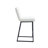 Comfortable And Stylish PU Leather Bar Stools With Footrest, Ideal For Kitchen And Living Room Use.