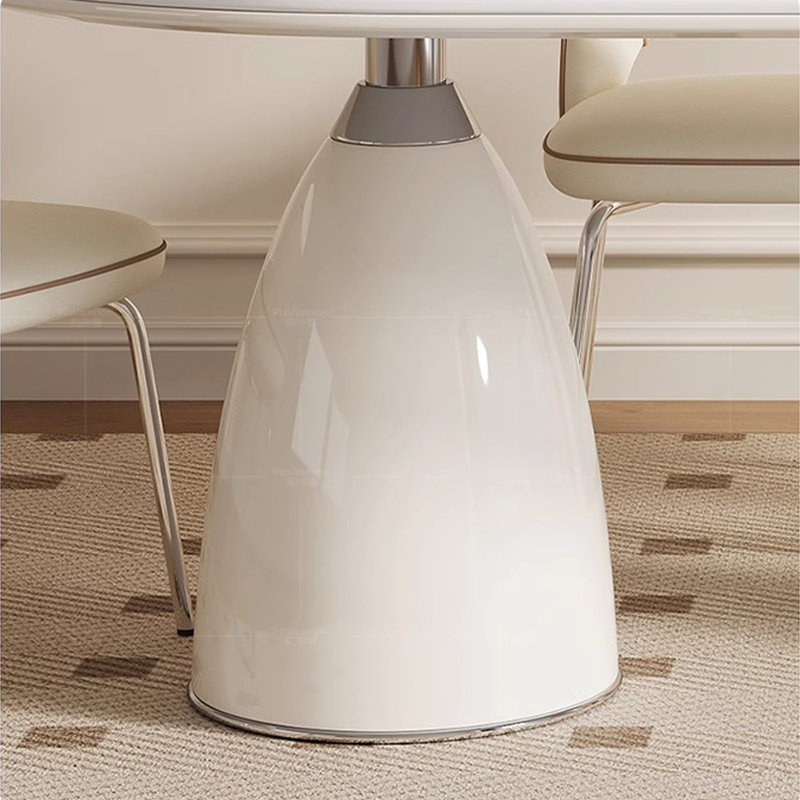 Table et chaise Vintage Graal de style crème rétro, H 29,5 po x L 62,9 po x l 31,4 po