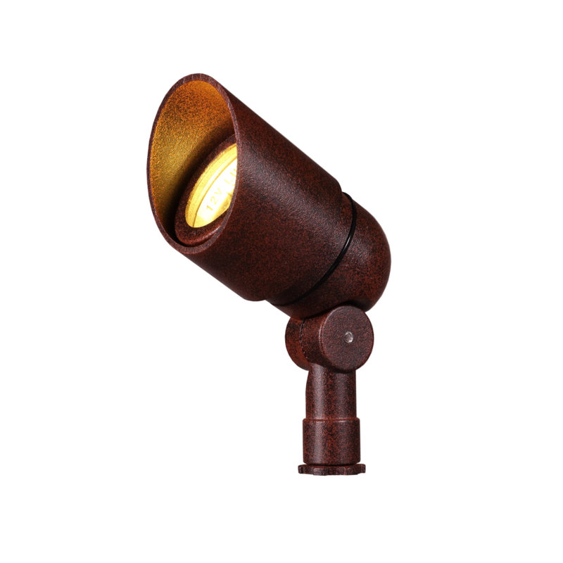Rust Low Voltage Directional Bullet Landscape Spot Light