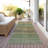 Washable Striped Indoor / Outdoor Rug-1698734162