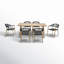 Oniel 67'' Rectangular 6 - Person Outdoor Dining Set