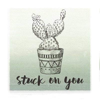 Stuck On You - Wrapped Canvas Painting
