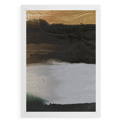 Embellished Coastal Plain I -Canvas Print Only - NOT FRAMED