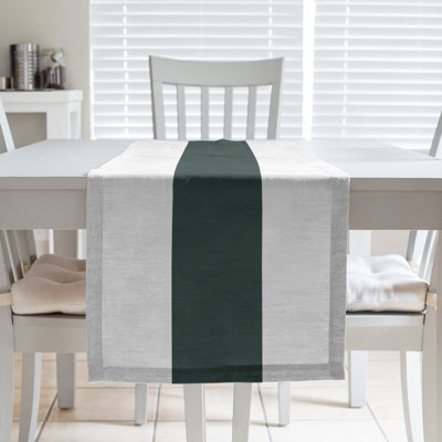 Green Bay Football Stripes Table Runner