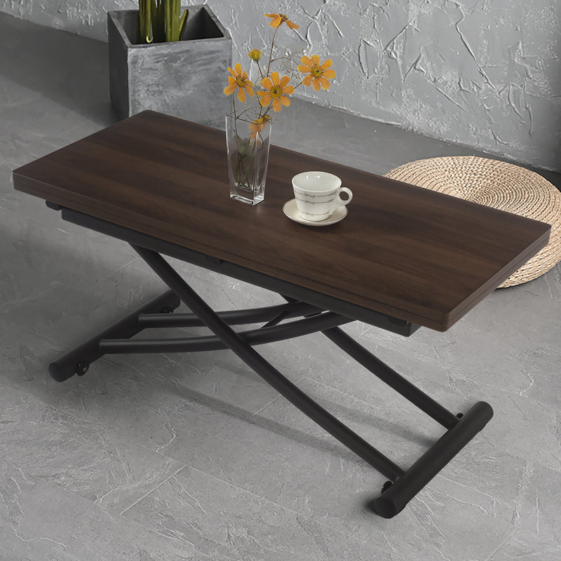 Extendable Metal Base Dining Table
