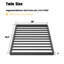 Bercht 2" Low Profile Metal Box Spring Bunkie Board, Thin Bed Slat Replacement(No legs)-1159083833