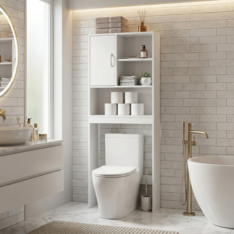 Over The Toilet Storage, White