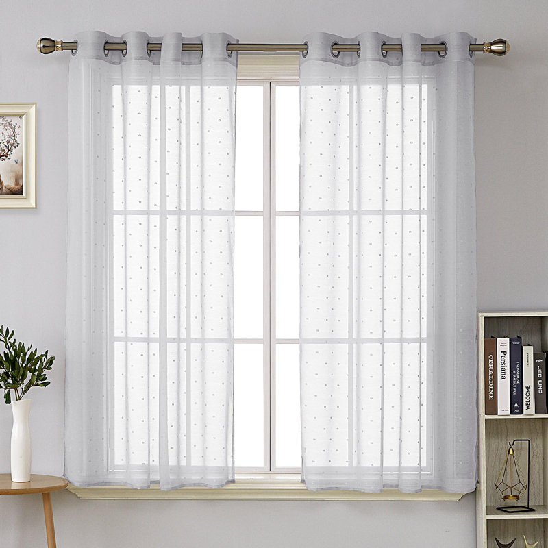 Nijam Semi Sheer Curtain Pair