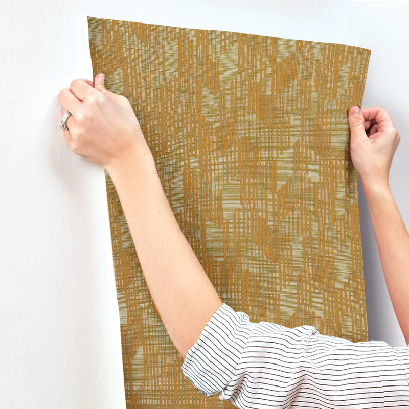Birch Wallpaper, Yellow
