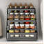 3 Tier Foldable Spice Rack For Countertop Iron Kitchen Seasoning Organizer For Cabinet-2135355542
