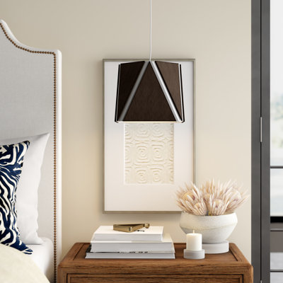 Luminaire suspendu géométrique simple à 1 lumière Calx