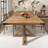 Dariusz Farmhouse Dining Table, Kitchen Rectangular Large Rustic Dinner Table, Adjustable Leg For Dining Living Room-15773195-14021329-14021331