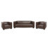 3 - Piece Faux Leather Living Room Set