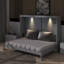 Grand lit escamotable au design moderne avec DEL-1269072593