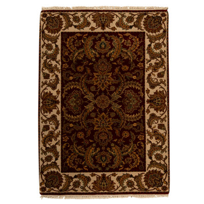 Wool Floral Area Rug