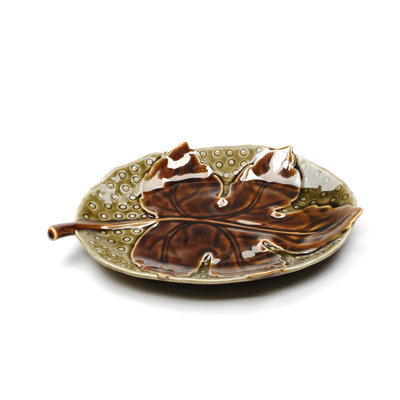 Rosborough Maple Leaf Snack 9" Salad or Dessert Plate