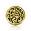 GLENDALE COURT KNOB BURNISH BRASS FINISH-1604450969
