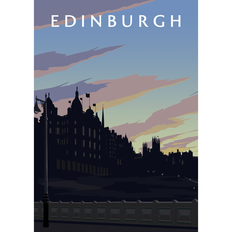 Edinburgh 2 by Richard O'Neil - Print, 40 cm H x 30 cm W x 1 cm D, No Frame