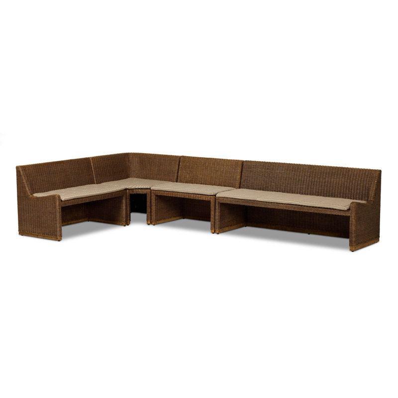 Senna Dining Banquette L Shape 144"-Left, 32.5" H x 144.75" W x 83.25" D