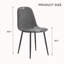 Chaise d'appoint en velours l 16,9 po-164372599