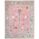 Hand Knotted Wool Area Rug