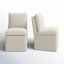 Chaise d'appoint rembourrée à roulettes Alayaa-99840924