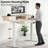 Jeneffer Computer Standing Desk with 4 Drawers for Home Office，Electric Height Adjustable Gaming Desk with Storage Shelf-1990801292-2007326864