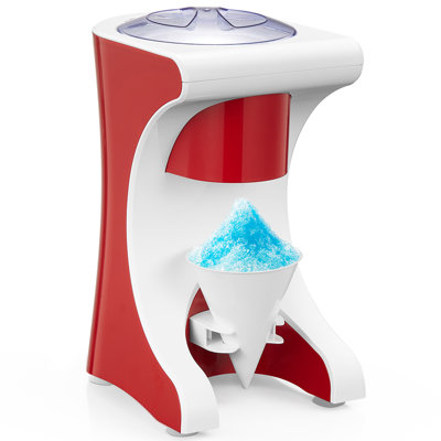 Machine à glace pilée et machine à cône de neige - Machine à barbotine pour cônes de neige, boules de neige, cocktails glacés et plus encore, bricolage facile avec sirop de cône de neige à la maison