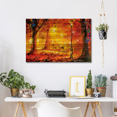 Twinkle of Passion par Leonid Afremov - peinture sur bois sans cadre