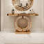 Console à miroir avec incrustation de diamant concassé (seulement avec table basse)
