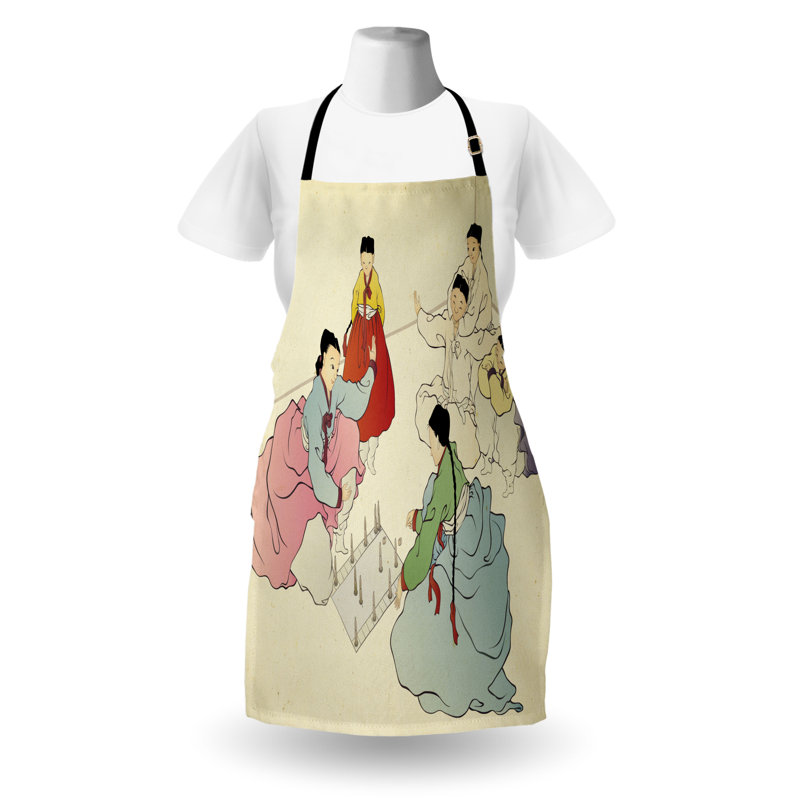 Multicolore, tablier East Urban Home East, cuisine, jardinage