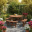 Table de pique-nique d'extérieur Raeis-322077092