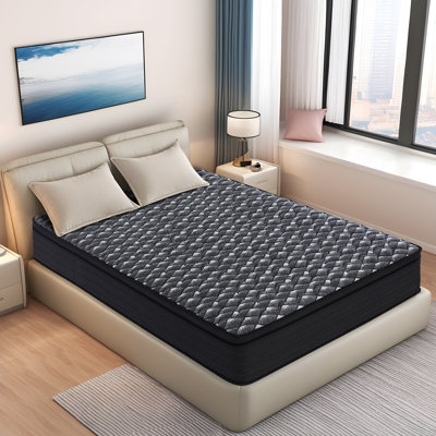 Medium Cooling Gel Meomory Foam Hybrid Mattress by Wrought Studio