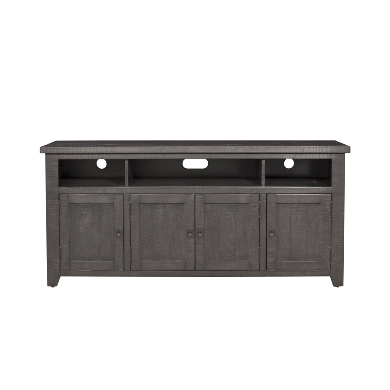 Meuble télé 65 po avec rangement Worden, Gris