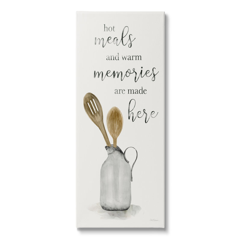 Expression repas et souvenirs, H 48 po x l 20 po x P 1,5 po