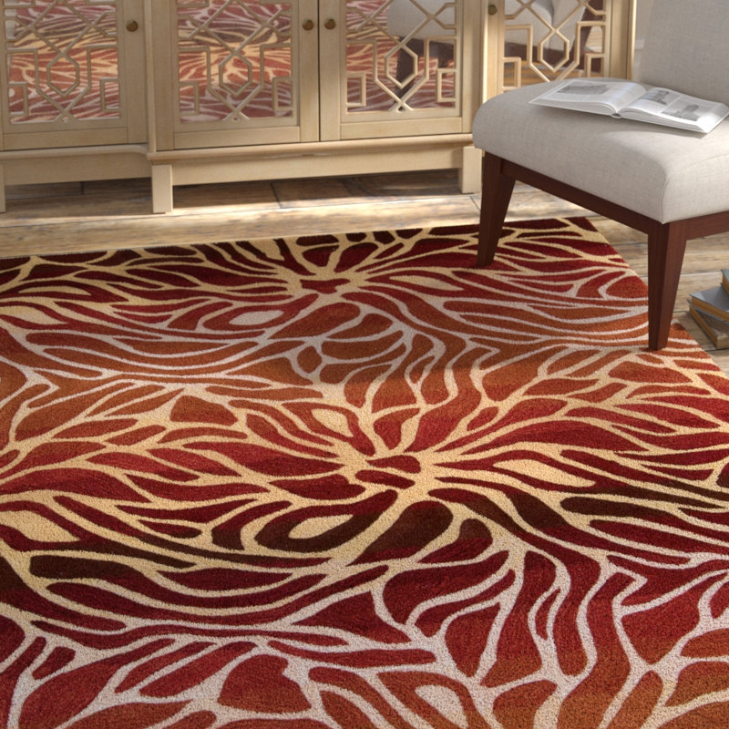 Alarick Abstract Indoor Rug, Rectangle 3'6" x 5'6"