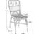 Outdoor Patio Dining Chairs  2  - Modern Grey & Iron Protected, Simple To Clean, 400Lbs Capacity Of 2 Elegant For Garden Strong Base, Hand-Woven , Weight Limit, Hue-214619514
