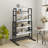 Chontelle Extendable Solid Wood Top Metal Base Dining Table
