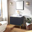 Meuble-lavabo simple autoportant 30 po avec plateau en céramique-99676849