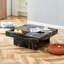 Modern Mdf Coffee Table Black Pattern Elegant Style For Living Room Or Office