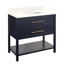 Ensemble de meuble-lavabo simple 36 po avec lavabo encastrable ovale Robertson-75247223-75247226-75247222