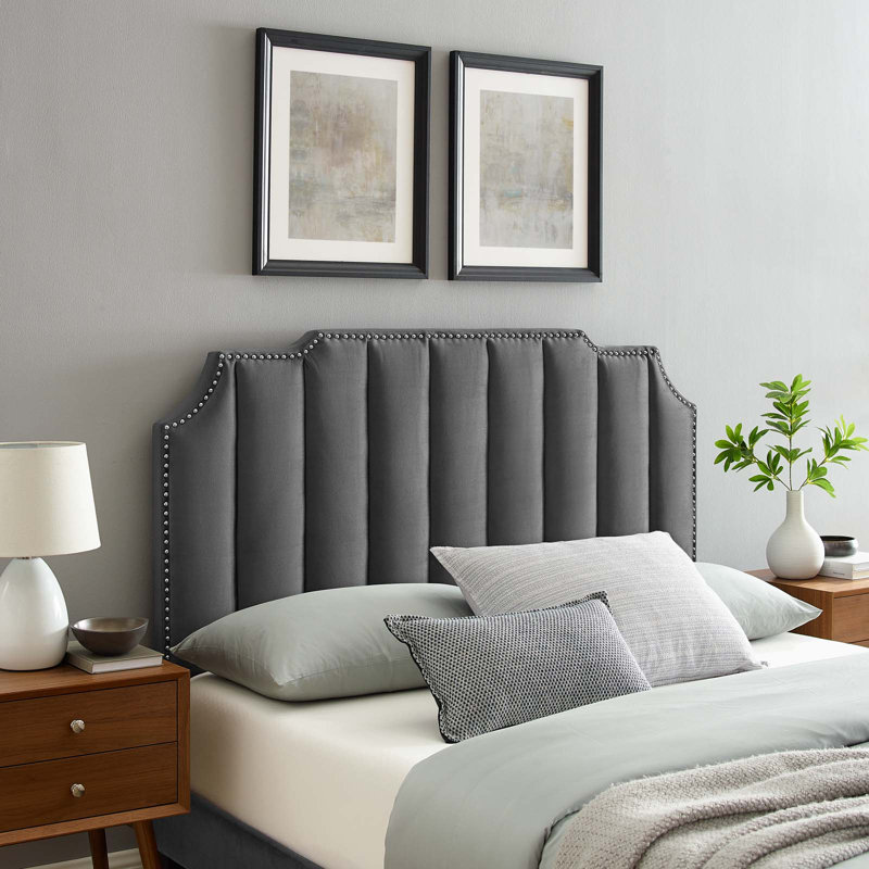 Tête de lit Modway Rosalind, Gris anthracite, Simple
