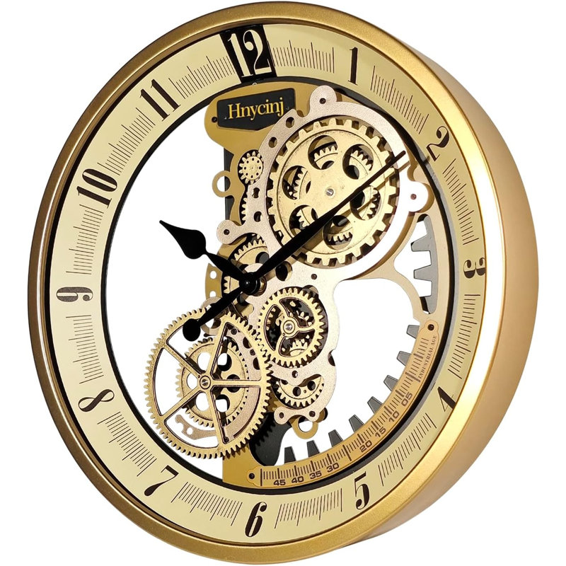 Horloge murale industrielle industrielle Steampunk