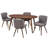 Jevon Four Leg Dining Set-49518082-115223856