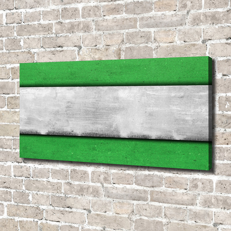Green Wall - Wrapped Canvas Print